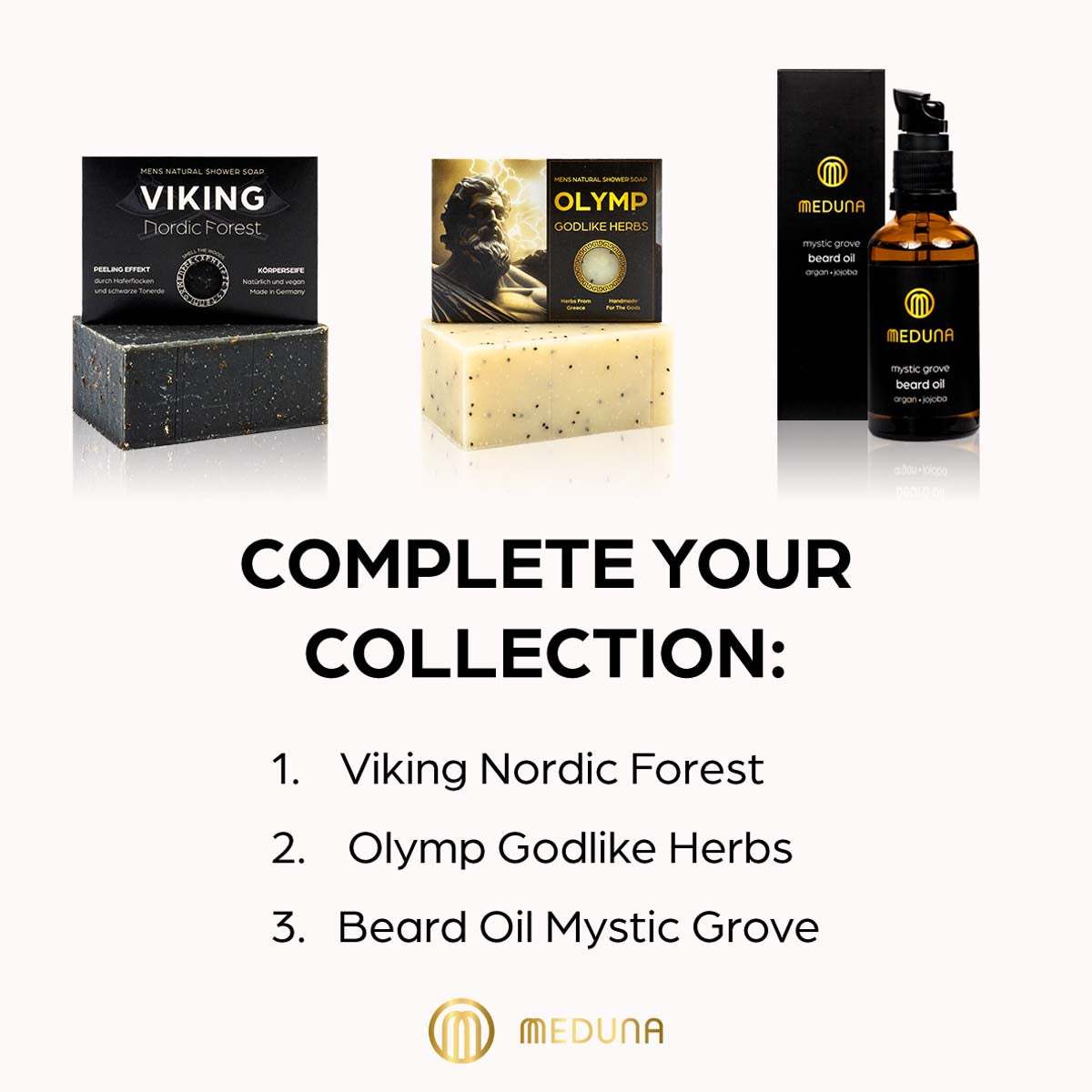 Bundle Samurai Cherry Blood Men Jabón exfoliante para el cuidado del cuerpo