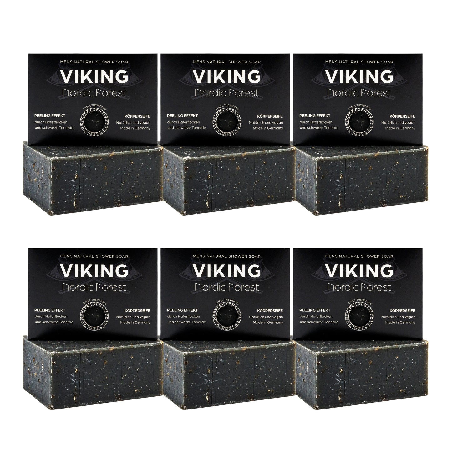 Bundle Viking Nordic Forest Men's Exfoliating Soap